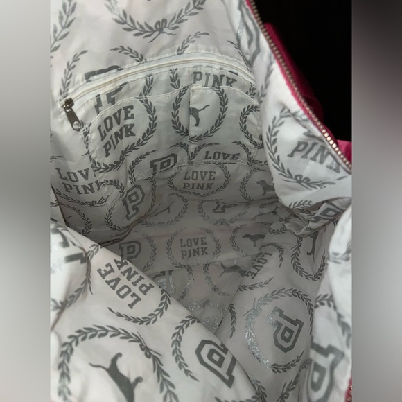 Vintage RARE HTF VS PINK Old School Large Tote Bag. - Picture 7 of 11